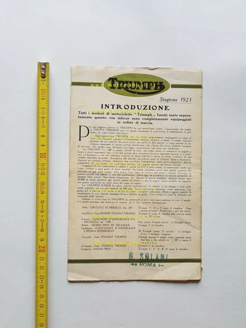 Catalogue Publicitaire Vélo PERLA 1932 - Original - Emilio Bozzi - Italie
