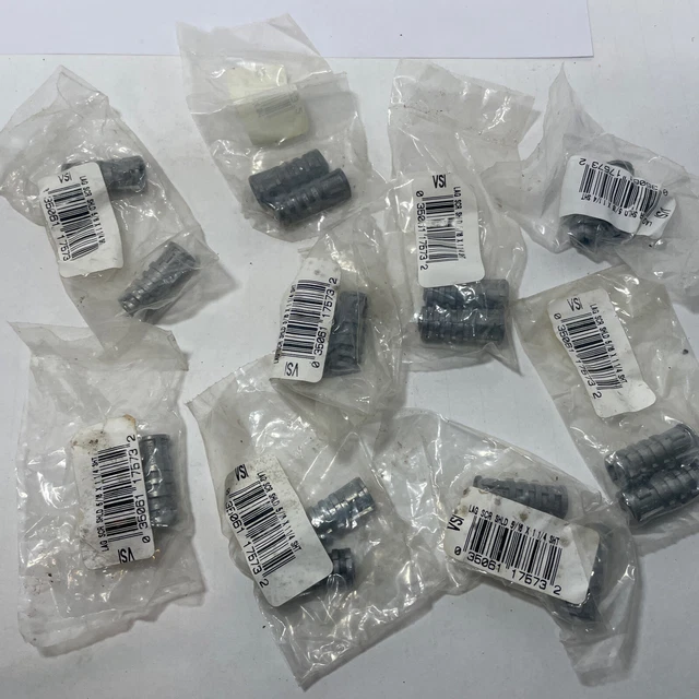 Lot Of 18 Stazin Star Lag Shields 1820S 1/2" Hole 5/16 Lag 1.25" Shaft New