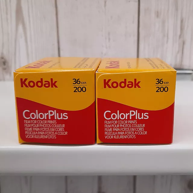 Twin Pack Kodak Colorplus 36 Exp 200 Asa, Expiry 14/25 Pack Of 2