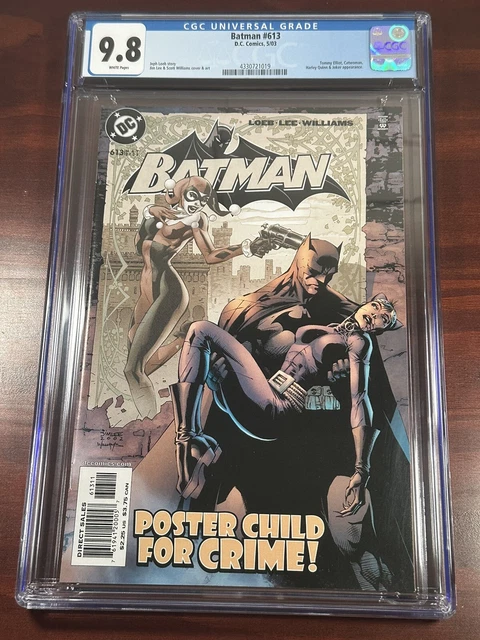 Batman #613 CGC 9.8 White Pages Jim Lee Art Hush Storyline DC Comics 2003 🔥🔑🔥