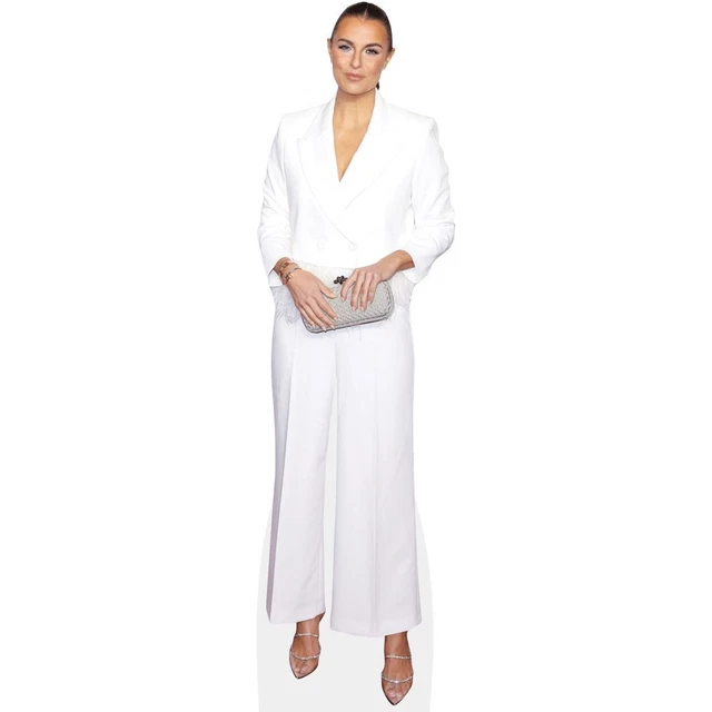 Usher (Tenue Blanche) – Silhouette Carton Grandeur Nature Celebrity Cutouts – Découpe Officielle 190 Cm