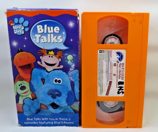 BLUES CLUES Blue Talks (VHS, 2004) Nick Jr. Nickelodeon EUC Tested