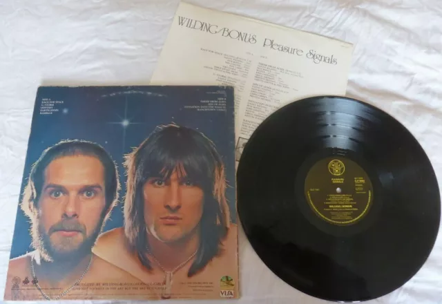 Wilding / Bonus - Pleasure Signals, Djm, 1978, Vg+/M- , Lp 2