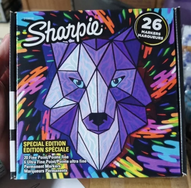 Sharpie Spin the Tray 30 Permanent Markers limited wheel edition