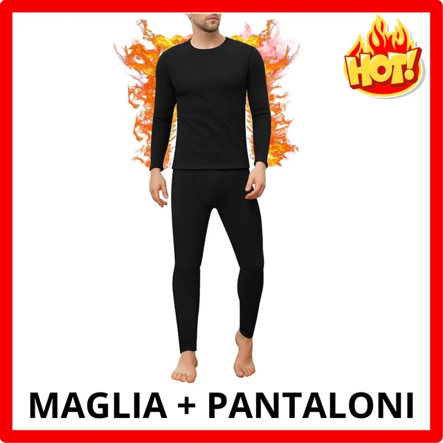 Intimo Sci Uomo Set Intimo Termico Uomo Pantaloni E Maglia