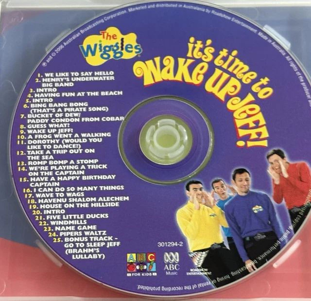 THE WIGGLES IT’S Time To Wake Up Jeff! CD Original Cast Like New $37.95 ...