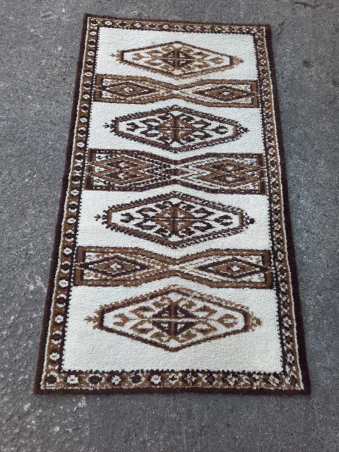 60er Berber Alfombra Vintage Carpet Manta Lana 85 x 156 Marruecos Corta 70er 108