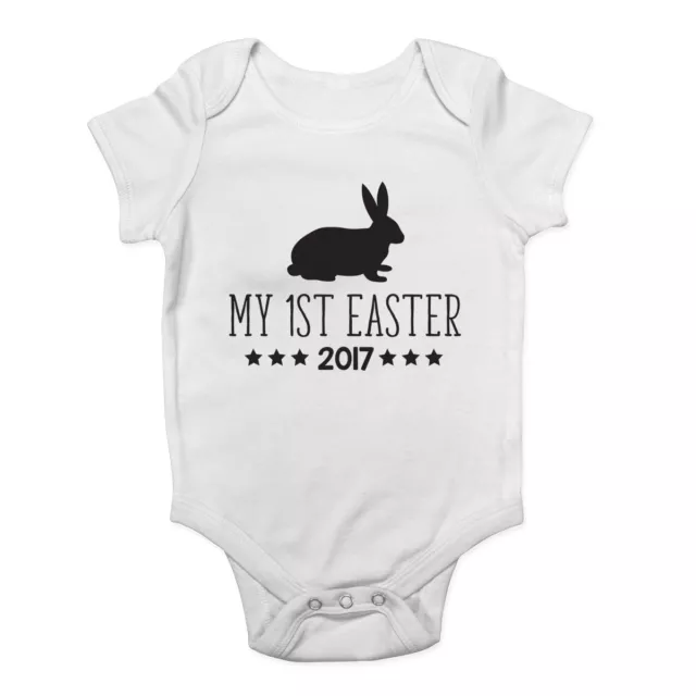 My 1st Easter 2018 Niños Niñas Bebé Crecimiento Chaleco Body Recién Nacido Unisex Regalo