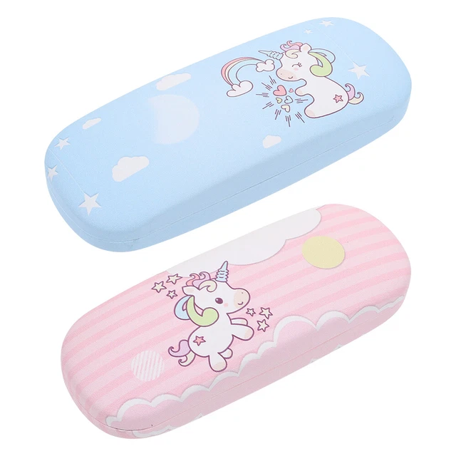 Estuche de Gafas Pu Unicornio Reloj Bolsa Espectáculos Caja Bolsillo Lindo