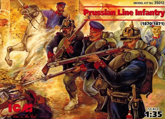 ICM 35012 - Prussian Line Infantry 1870 - 1871 - Soldaten - 1:35