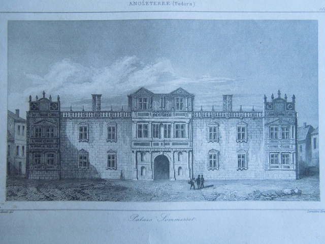 Estampe Palais De Fontainebleau SKELTON Scène De Chasse XIXe