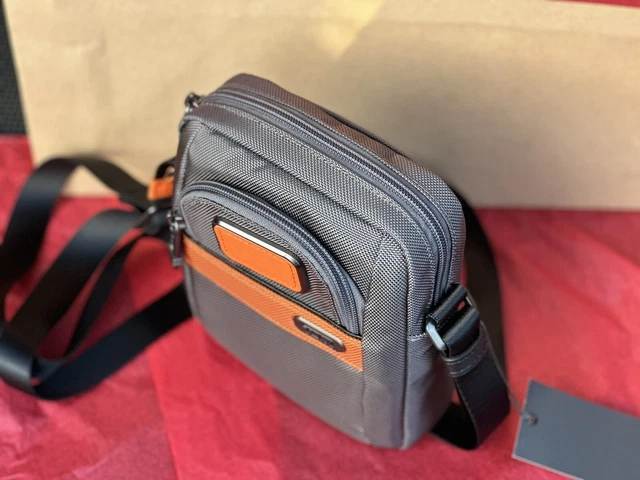 TUMI Alpha Ballistic Nylon Small Crossbody Bag EDC Grey Authentic ‼️ 4