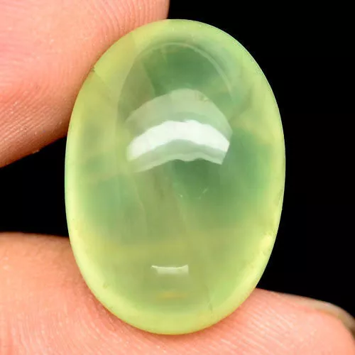 Shola Vrai 27,78 Carats Naturelle Vert Prehnite Gigantesque En Australie