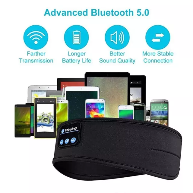 Wireless Bluetooth Headphone Sleep/sport Band Great for running, very relaxing!!