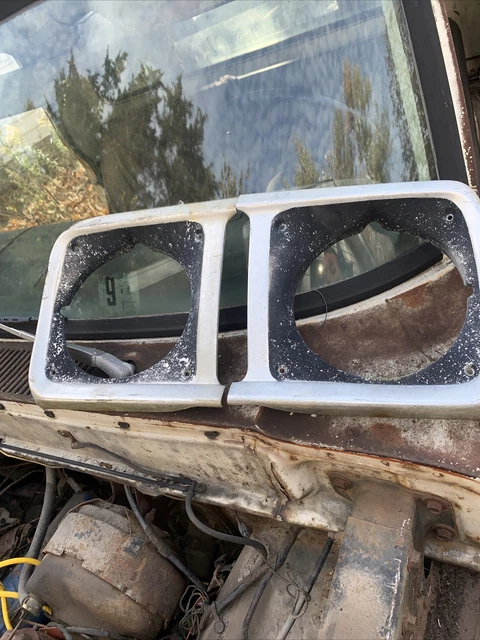 1971 1972 FORD TRUCK headlight bezels trim Matched Pair F100 F150 F250 F350 Used