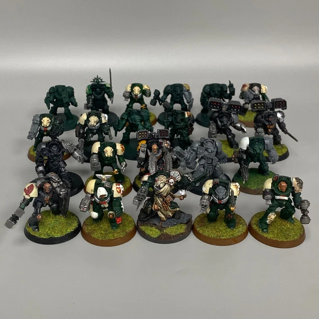 WARHAMMER 40K - Space Marine Terminators x9+ Flamer x3 - 1st Edition Space Hulk
