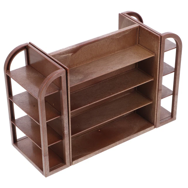 Plplaaoo Mini Canapé Enfant 1:12 - Meuble Jouet Maison De Poupée Gris Vert, Décoration Réaliste Et Durable