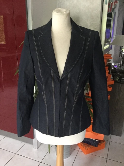 Veste Denim Georges Rech - Taille 42, Bleue, Neuve Sans étiquettes