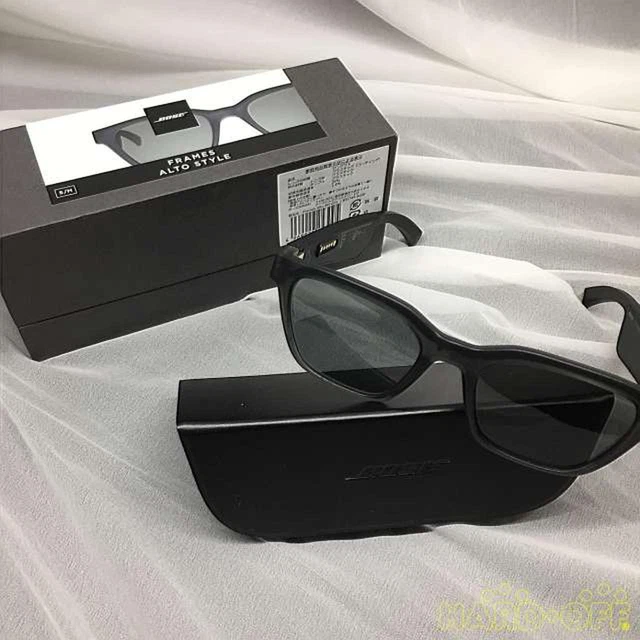 Bose Frames Alto Style Smart Sunglasses w/ Bluetooth Open Ear Headphones (Black)