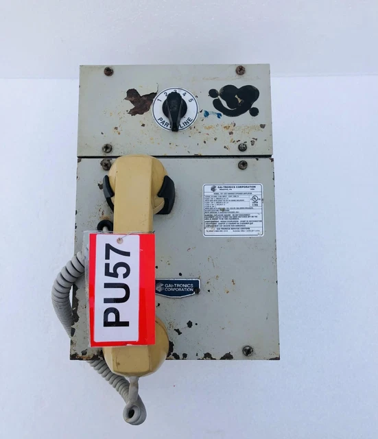 GAI-TRONICS 701-302 Cornetta/Altoparlante Ampplificatore 120 VAC 50-60 Hz #12