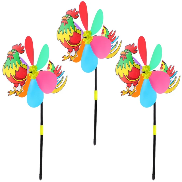3 Pcs Tiere Cartoon Windmühle 55X28X23.5CM Plastik Kind