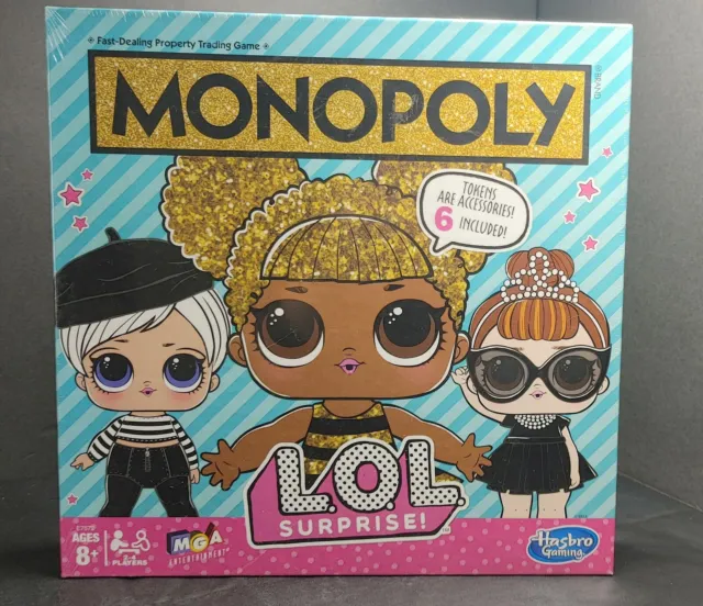 Lol Surprise Monopoly Game..Surprise Dolls Inside..brand New Sealed