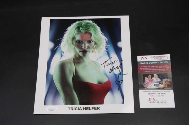 Tricia Helfer Signed 8x10 Photo Autograph JSA COA D8633