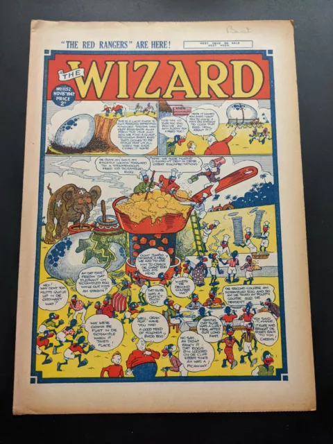 Wizard Comic No 1152, November 8th 1947, D.C. Thomson, FREE UK POSTAGE