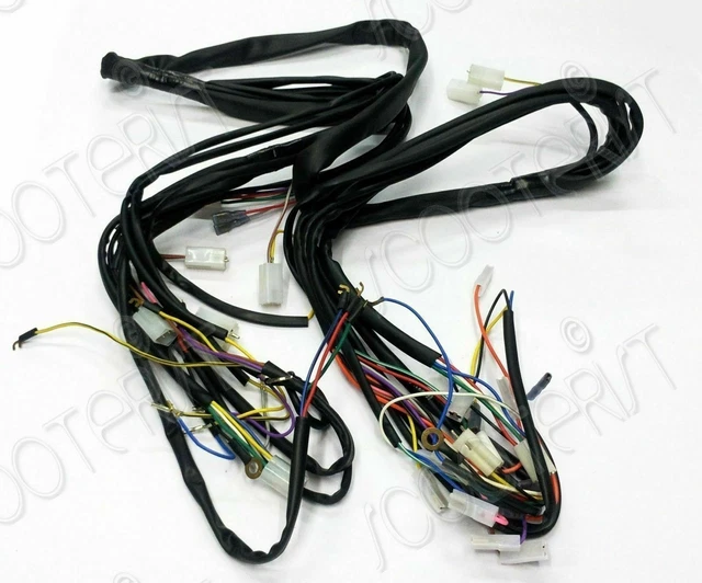 Cablaggio per avviamento elettrico Vespa LML PX P PE Modello batteria Star...