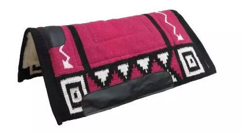 Showman 36" x 34" Woven Wool Top Cutter Style Saddle Pad