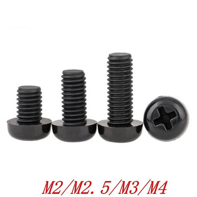 20/50pcs nylon screw Plastic insulation Phillips Cross Recessed round pan...