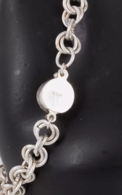 Bracelet Chaîne D'insectes En Argent Sterling Fin S925 4781B 3