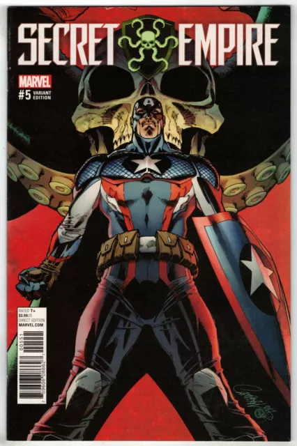Secret Empire #5 1:50 J Scott Campbell Variant Marvel 2017 VF/NM