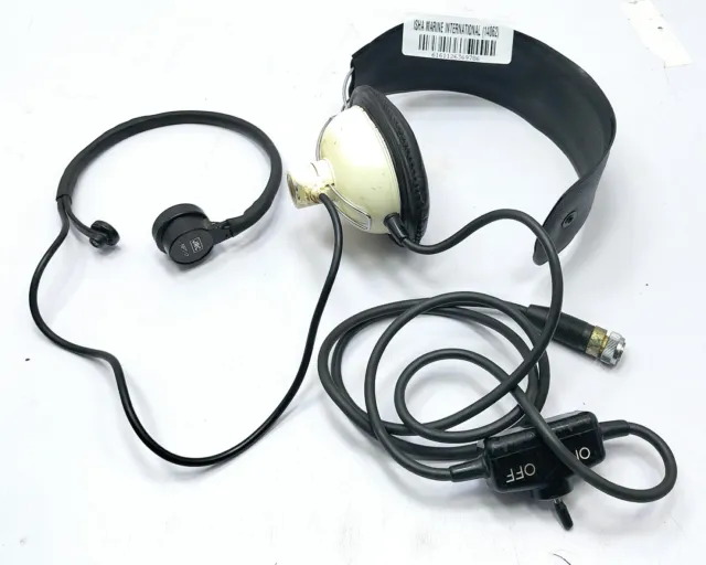 JRC Aviation / Marine Radio Chambre Casque D'Écoute Microphone UMFD-35 9786