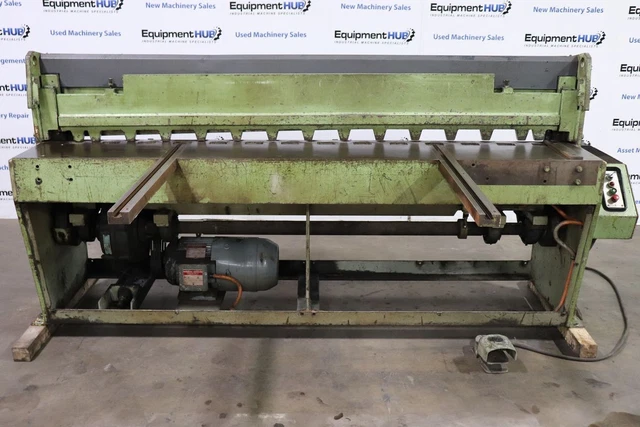 Edwards 3.25/2000DD 6' x 10 Gauge Mechanical Shear, 79.5" Max Cutting Width
