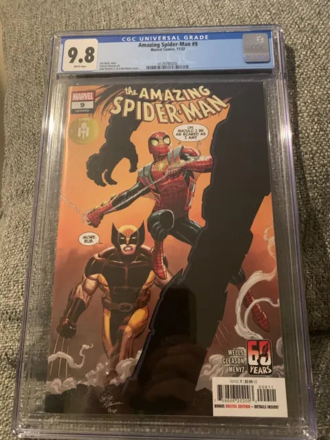 Amazing Spider-Man #9 CGC 9.8 John Romita Jr. Cover A Marvel 2022