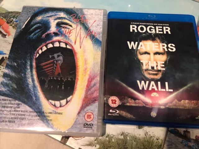 Pink Floyd: The Wall DVD & ROGER WATERS THE WALL BLU RAY BOTH VGC