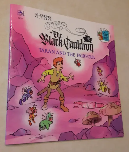 The Black Cauldron Taran and the Fairfolk 1985 Vintage Disney Children's Book