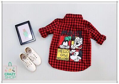 Camicia Mickey Mouse Abbigliamento per bambini kids topolino