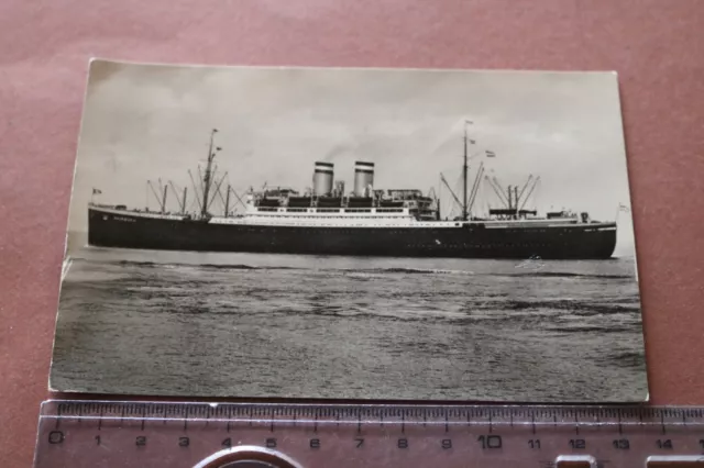 tolle alte Fotokarte - Passagierdampfer Hamburg - 1944