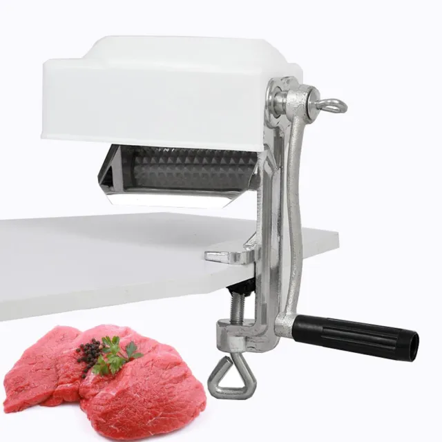 tonchean Commercial Meat Tenderizer Manual Meat Cuber Heavy Duty Steak Flatte...