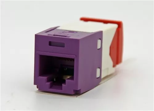 Panduit Pan-Net CJ5E88TGVL Mini-Com TX-5E Jack Module Qty (24) - Violet