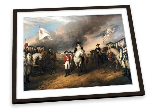 John Trumbull Surrender Lord Cornwallis FRAMED ART PRINT Picture Poster Artwork