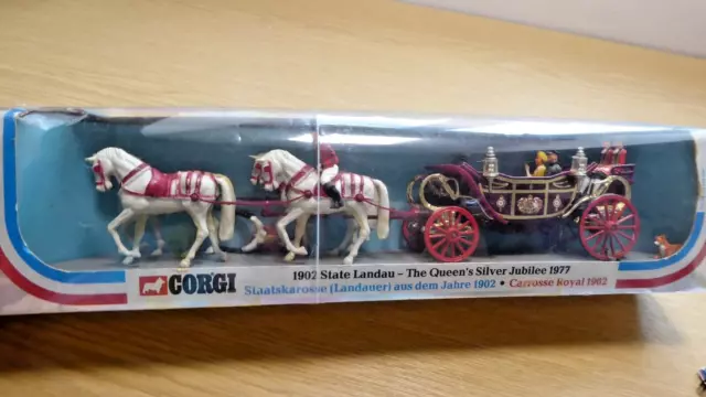 1902 State Landau - The Queen Silver Jubilee 1977, Corgi model