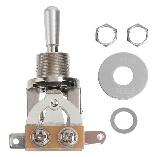 Interruttore per chitarra elettrica a 3 vie Toggle Switch selettore interruttore per chitarra elettrica