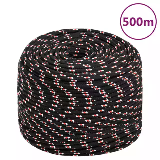 Corde de bateau Noir 10 mm 500 m Polypropyl�ne