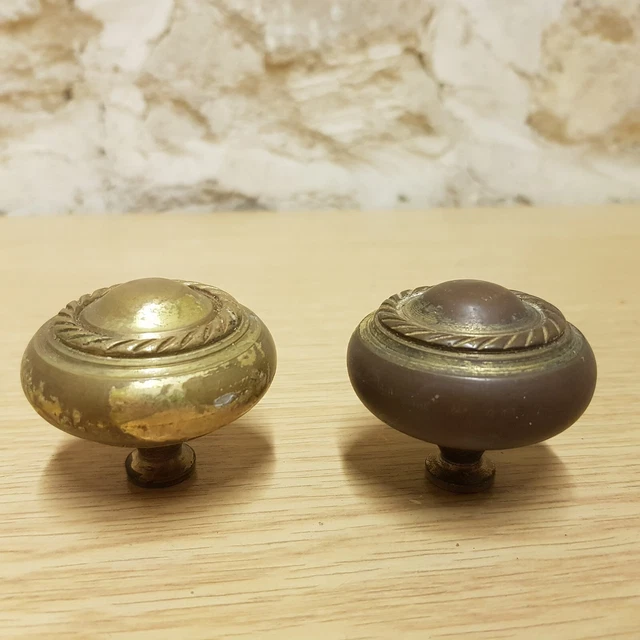 Brass Knobs Drawers Cupboards Furniture Vintage Retro Cabinet Handles Door Pulls