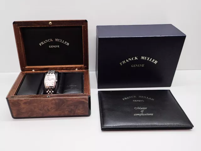 FRANCK MULLER CURVEX LADY BOX PAPIERE UHR Ref. 1752QZ 18K GOLD 115g 2