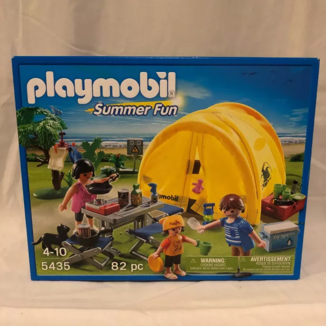 PLAYMOBIL - Famille et Tente de Camping - 3 personnages - 82