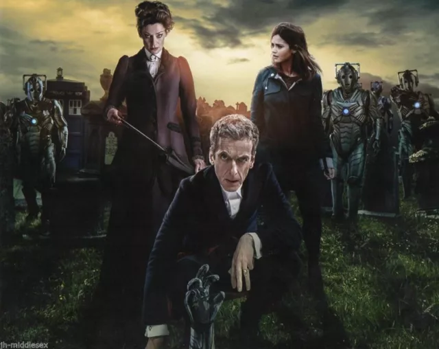Peter Capaldi and Jenna-Louise Coleman - Doctor Who - 10x8 Unsigned Still 10